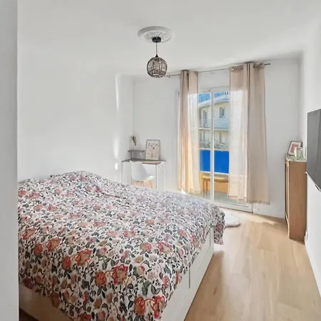 Mimosas Wilson Bright 3br W Sea View 5min Апартаменти Антіб