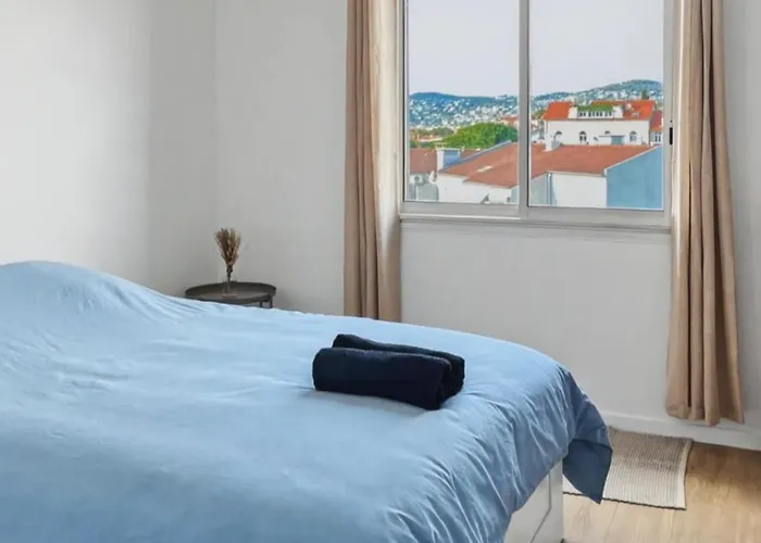 Mimosas Wilson Bright 3br W Sea View 5min Lägenhet *