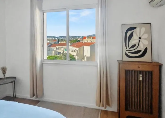 Mimosas Wilson Bright 3br W Sea View 5min * Antibes